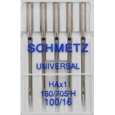 Schmetz universal sewing machine needles, Size 100/16